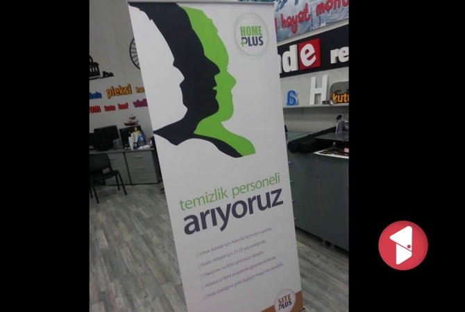 80*200cm roll banner