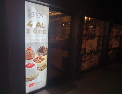 Restoran ışıklı tabela , lightbox