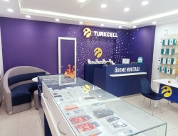 Turkcell duvar kumaşı baskısı