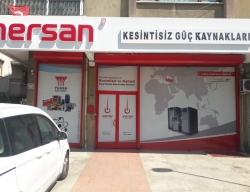 Anersan camlarının  one way vision folyo kaplanması.