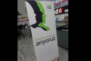 Site Plus - Temizlik personeli arıyoruz temalı Roll-Banner